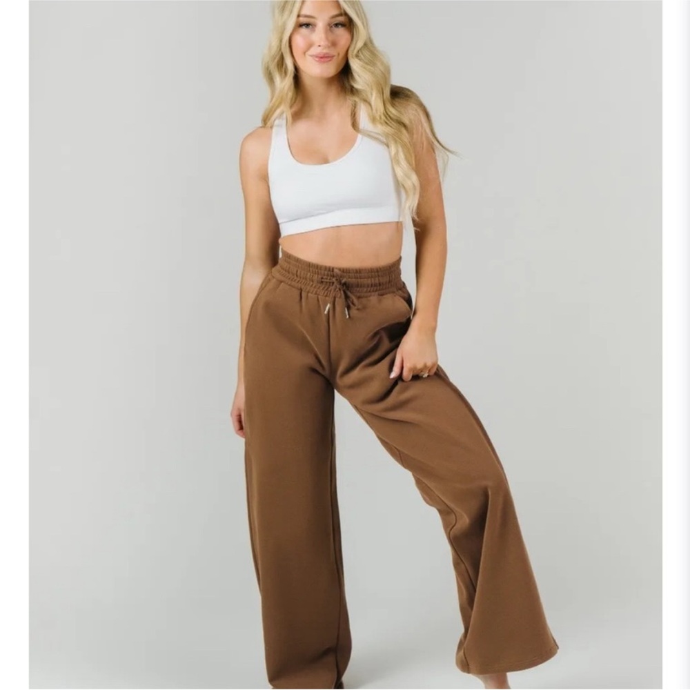 ZYIA Brown Wide-Leg Pants